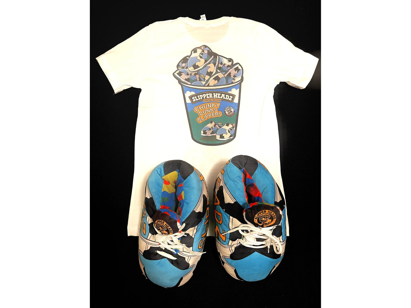 Short Sleeve Chunky Dunk T-Shirt & Chunky Dunk Slipper Combo